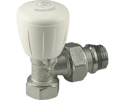 Produktbild von Termostatický ventil rohový s ručnou hlavou Giacomini 1/2 ", chróm R421X133