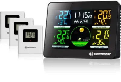 Image de BRESSER Thermomètre emeo Hygro Quadro NLX - 7000023