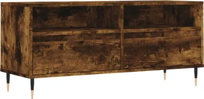 Obrázok produktu pre vidaXL TV skrinka údený dub 100x34,5x44,5 cm odvodený výrobok z dreva