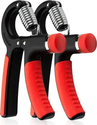 Produktbild von Handgriptrainer mit verstellbarer Widerstand von 5 bis 60 kg, Unterarmverstärker, Handtrainer für Krafttraining und Rehabilitation.