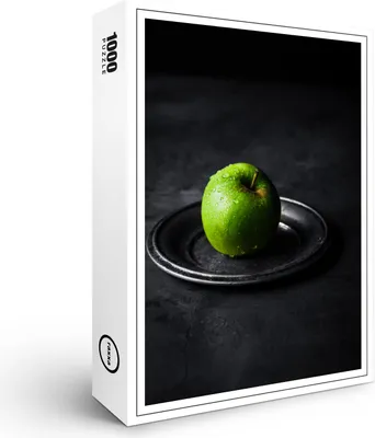 Produktbild von raxxa Premium-Puzzle "Grüner Apfel", 1000 Teile