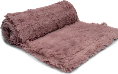 Obrázek produktu pro Pletené Minky Hair, Shaggy, Shaggy (18 mm) Dirty Pink 50x160 cm