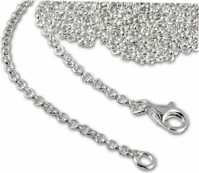 Produktbild von SilberDream Charmskette Kette 50cm 925 ECHT Silber Charms Halsschmuck FC00295-1