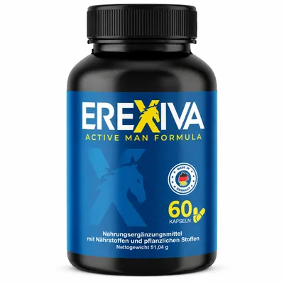 EREXIVA, Nahrungsergänzungsmittel, 60 Kapseln, Sägepalme, Sägepalmenextrakt, Sägepalmenfrucht, Seren