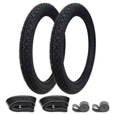 Immagine prodotto di 2x pneumatici Heidenau K36/1 Classic Simson + camera d'aria + rim tape 2.75-16 46J TT