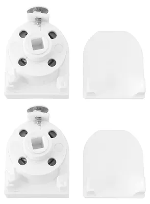 Rollo-Bedienungsmechanismus 2er-Set, 37x33 mm, Mittelstab 5,5 mm
