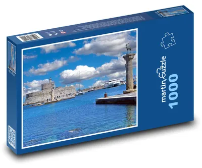 Obrázek produktu pro Puzzle 1000 Pevnost u moře s majákem - martinpuzzle