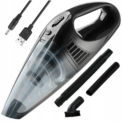Produktbild von Kabelloser Auto-Staubsauger Usb 120W, Hepa, 3 Aufsätze, Beutellos