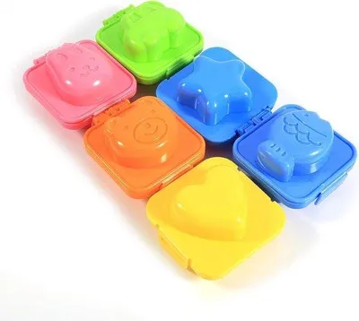Immagine prodotto di Set di 6 stampi per dolci a forma di uovo in plastica per torte e snack