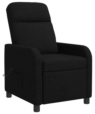Produktbild von vidaXL Massage Relaxsessel Schwarz Stoff