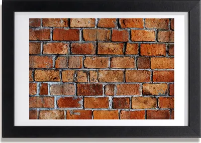 Produktbild von Bild 30x20 MDF-Rahmen, Wandkunst Ziegelwand