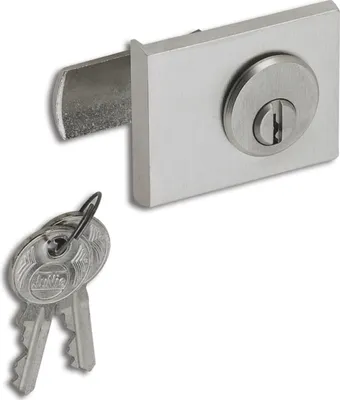 Obrázek produktu pro JUNIE 2976 Pákový zámek s cylindrickou vložkou s pojezdem 2 zámek BN 0101, matná mosaz
