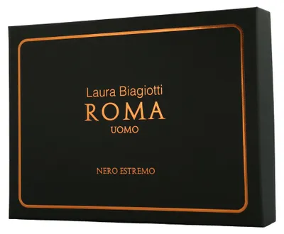 Productafbeelding van Laura Biagiotti Roma Uomo Nero Estremo, herenparfum, 1 stuk, eau de parfum, 125 ml, spray, ingrediënten: ALCOHOL DENAT., AQUA (WATER), PARFUM (FRAGRANCE), TETRAMETHYL ACETYLOCTAHYDRONAPHTHALENES,...