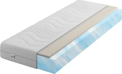 Produktbild von Matratze Schaumstoffmatratze H2 H3 Silver Aqua Foam LATEX beidseitig IZER Matratze 120x200 Komfort H3 16cm Wendematratze Rollmatratze Schaummatratze