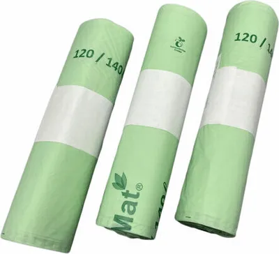 Produktbild von 20x BIOMAT kompostierbare Bioabfallbeutel 120L / 140L 88x130cm