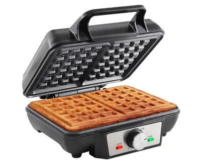 Image de Tristar gaufrier noir 1000W sans PFAS - Waffelmaker acier inoxydable