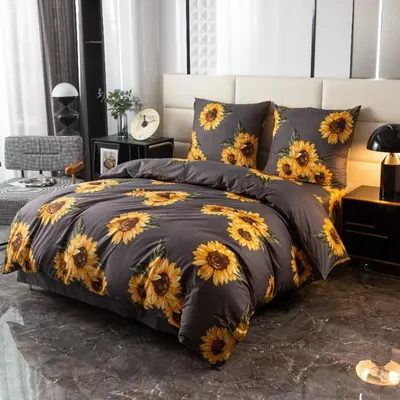 Produktbild von Baumwollbettwäsche 140x200 Sonnenblumen