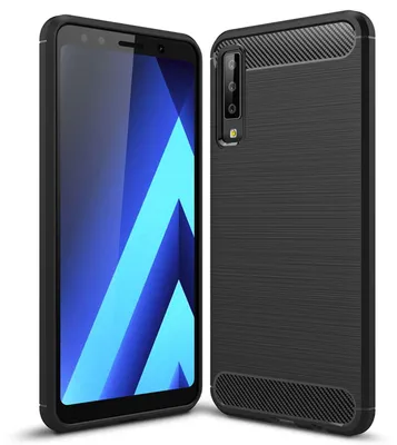 Produktbild von NALIA Handy Hülle für Samsung Galaxy A7 2018, Silikon Case Cover Bumper Etui