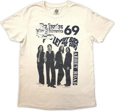 Produktbild von The Beatles - "1969" T-Shirt für Herren/Damen Uni RO12970 (L) (Sand)