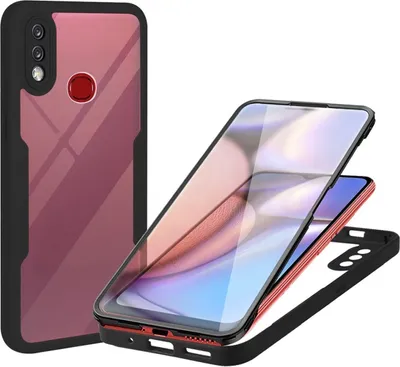 Produktbild von König Design Hülle kompatibel mit Samsung Galaxy A10s Kunststoff Full Cover Handyhülle - Case Schwarz