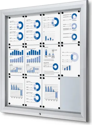 Produktbild von Showdown Displays Schaukasten Premium für Außen - 12x DIN A4