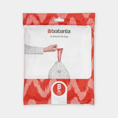 Image de Brabantia Sacs poubelle B 5ltr 40 sacs