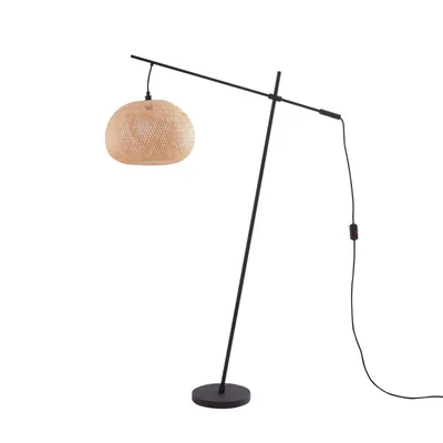 Produktbild von Lindby Stehleuchte Dabila, Bambus, 165 cm hoch, E27