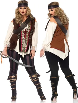Produktbild von Miss Piratenkapitän XXL Größe: 3XL-4XL