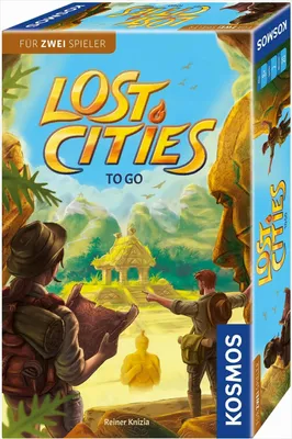 Produktbild von Kosmos Lost Cities - Abenteuer To Go, Brettspiel, Reisen/Abenteuer, 8 Jahr(e), 20 min