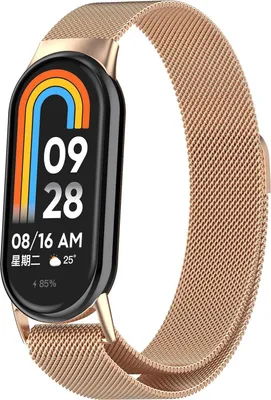 Image de Eternico Elegance Milanese pro Xiaomi Smart Band 8 / 9 / 10 rose gold