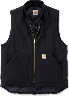 Produktbild von Carhartt Weste Duck Vest Arctic Quilt Lined Black-XXL