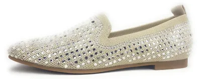 Immagine prodotto di Scarpe da donna, mocassini, scarpe basse, pantofole, grigio, casual