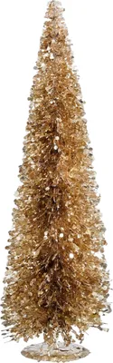Produktbild von Mica Decorations Dekoration Weihnachtsbaum - H60 x Ø19 cm - Champagnerfarben