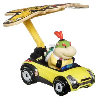 Produktbild von Hot Wheels Mario Kart MARIOKART Bowser Junior Sports Coupe, Abbildung Fahrzeug, 3 Jahr(e), Metall, Kunststoff, Mehrfarbig