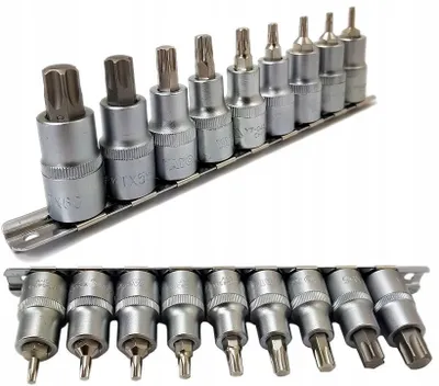 Produktbild von Yato Steckschlüssel-Satz Bits Torx 1/2'' T20-T60