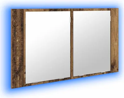 Obrázek produktu pro vidaXL Koupelnová zrcadlová skříňka z regenerovaného dřeva 80 x 12 x 45 cm materiál na bázi dřeva