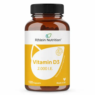 Produktbild von Vitamin D3 2,000 I.E. Kapseln, 120 St KAP