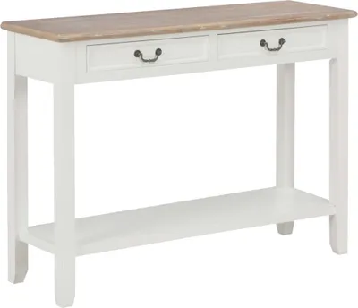 Produktbild von Konsolentisch Weiß 110 x 35 x 80 cm Holz