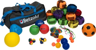 Produktbild von Betzold Bälle-Set, 42-teilig, inkl. Aufbewahrungstasche, Ball für Motorik/Geschicklichkeit
