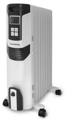 Produktbild von Thomson THBDH07DPB, Öl-Heizlüfter, Öl, Drinnen, Flur, Weiß, LCD