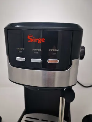 Produktbild von Espresso- und Cappuccino-Kaffeemaschine 1100 Watt, 20 bar, 2 Filter für gemahlenen Kaffee, Schwarz
