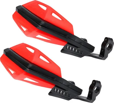Image de Protège-main moto, 7/8 pouces, 22 mm, ABS, protection anti-chute, universel pour vélo électrique, scooter, rouge