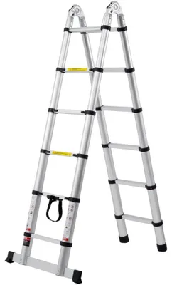 Produktbild von Teleskopierbare Leiter, 1,85–3,79 m, Aluminium – leicht und vielseitig