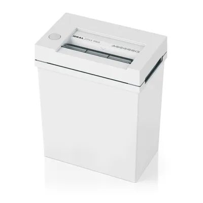 Produktbild von IDEAL Schreibtisch-Aktenvernichter 2245, 4 mm, P-2, Streifenschnitt, 11 Blatt, 20 Liter Volumen, Kunststoffbehälter