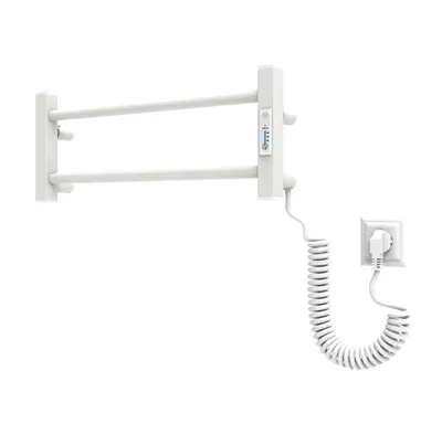 Zdjęcie produktu dla ELNA Ladder Lux 2 Grzejnik łazienkowy elektryczny 37W 210x530 mm biały