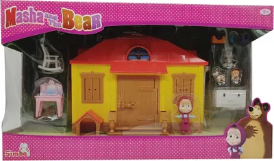 Obrázek produktu pro Simba - Máša a medvěd Dům Máši + figurka a příslušenství..