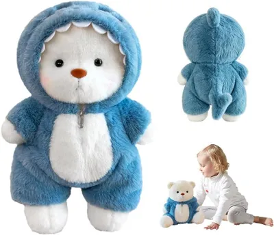 Immagine prodotto di Orsetto di peluche, costume da dinosauro, 30 cm, peluche per bambini