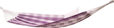 Produktbild von Conacord Hängematte Garda violett kariert 1x2m Hängeliege bis 120 kg Garten Baumwolle Tuchhängematte