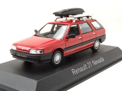 Produktbild von NOREV 1:43 Renault 21 Nevada 1989 Red with accessories 512133