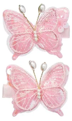 Produktbild von Souza for Kids Chaja rosa Schmetterlingshaarspange